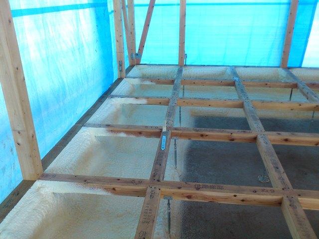 基礎断熱施工完了