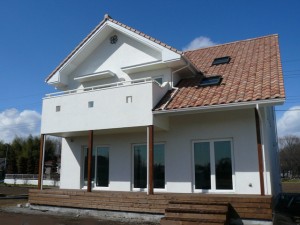プロバンス風の外観