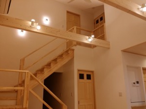 ストリップ階段。