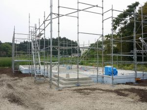 基礎工事完了