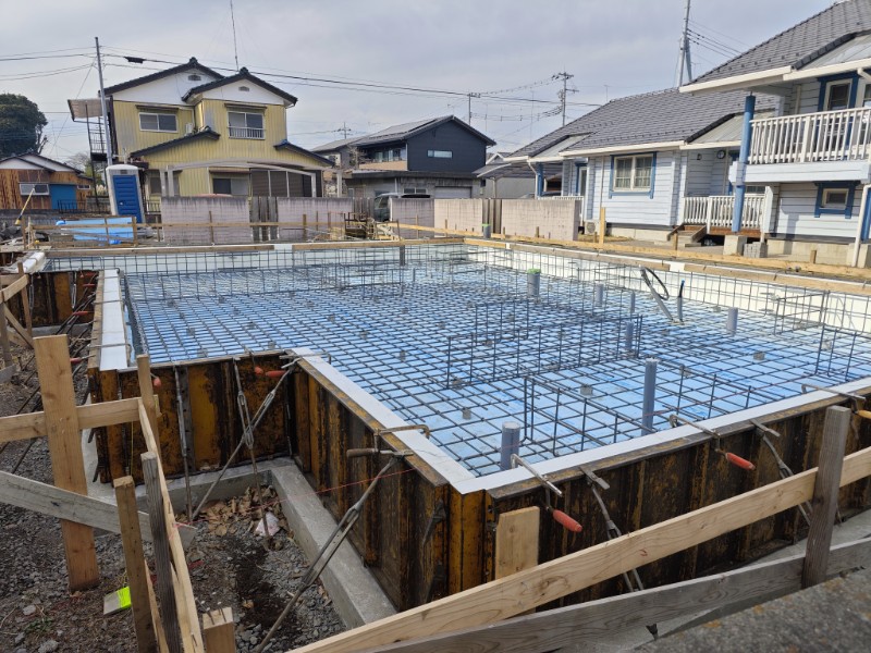 耐震等級３基礎配筋完了